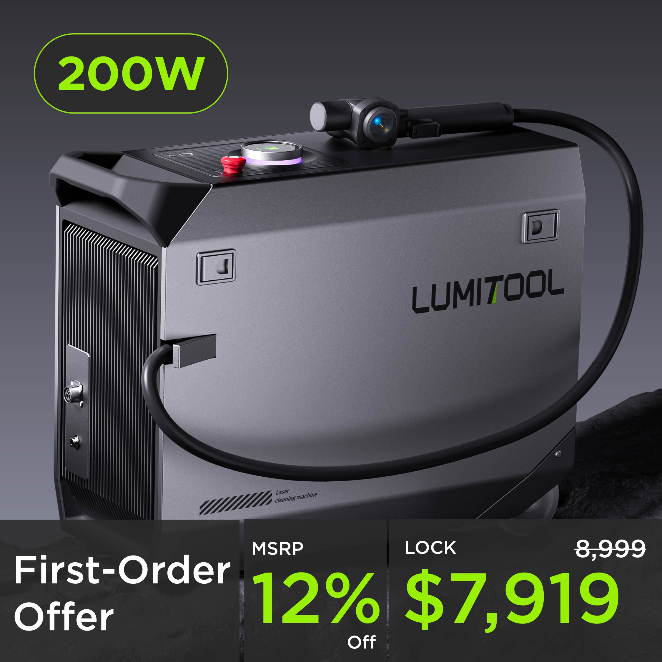 LumiTool Pulsed Laser Cleaner
