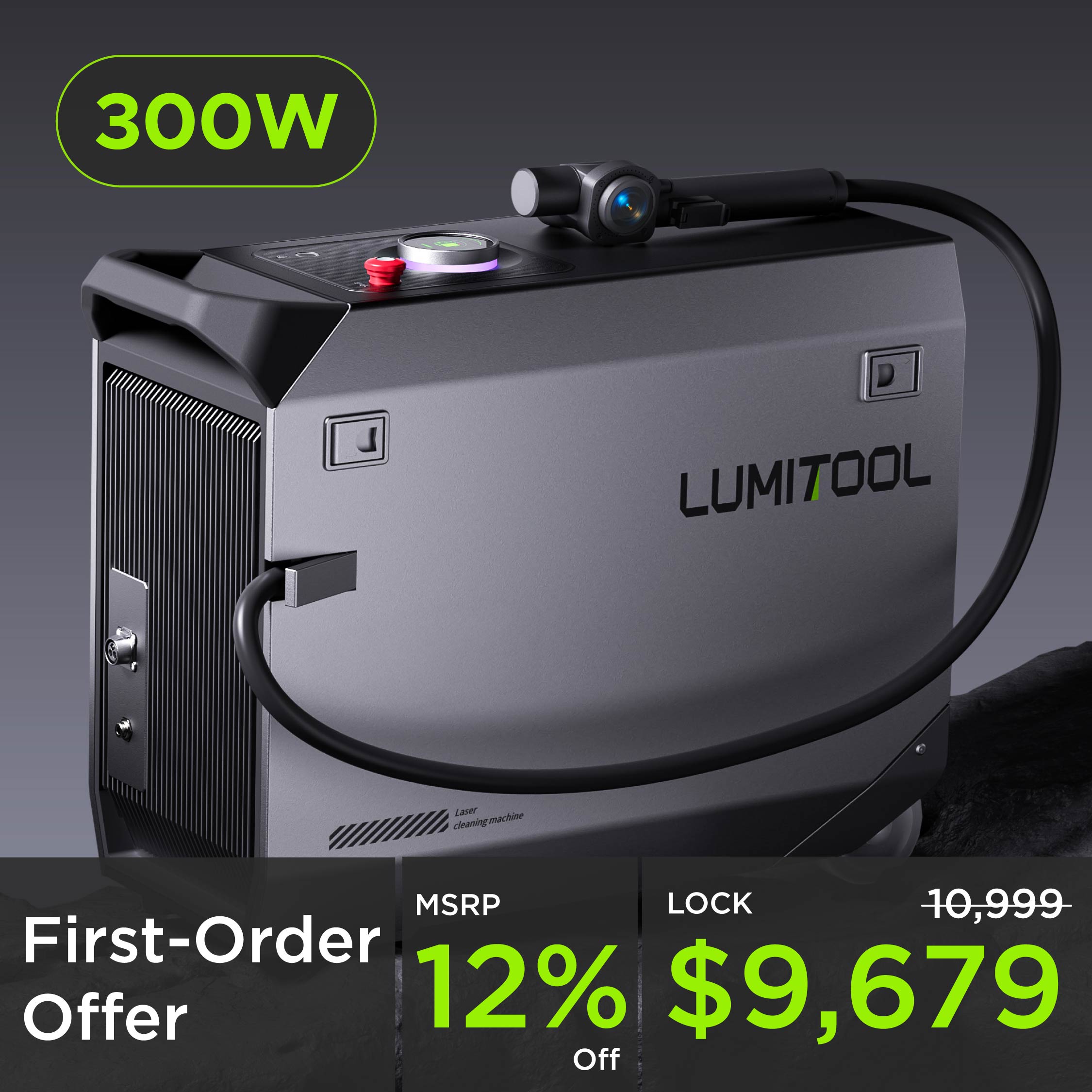 LumiTool Pulsed Laser Cleaner