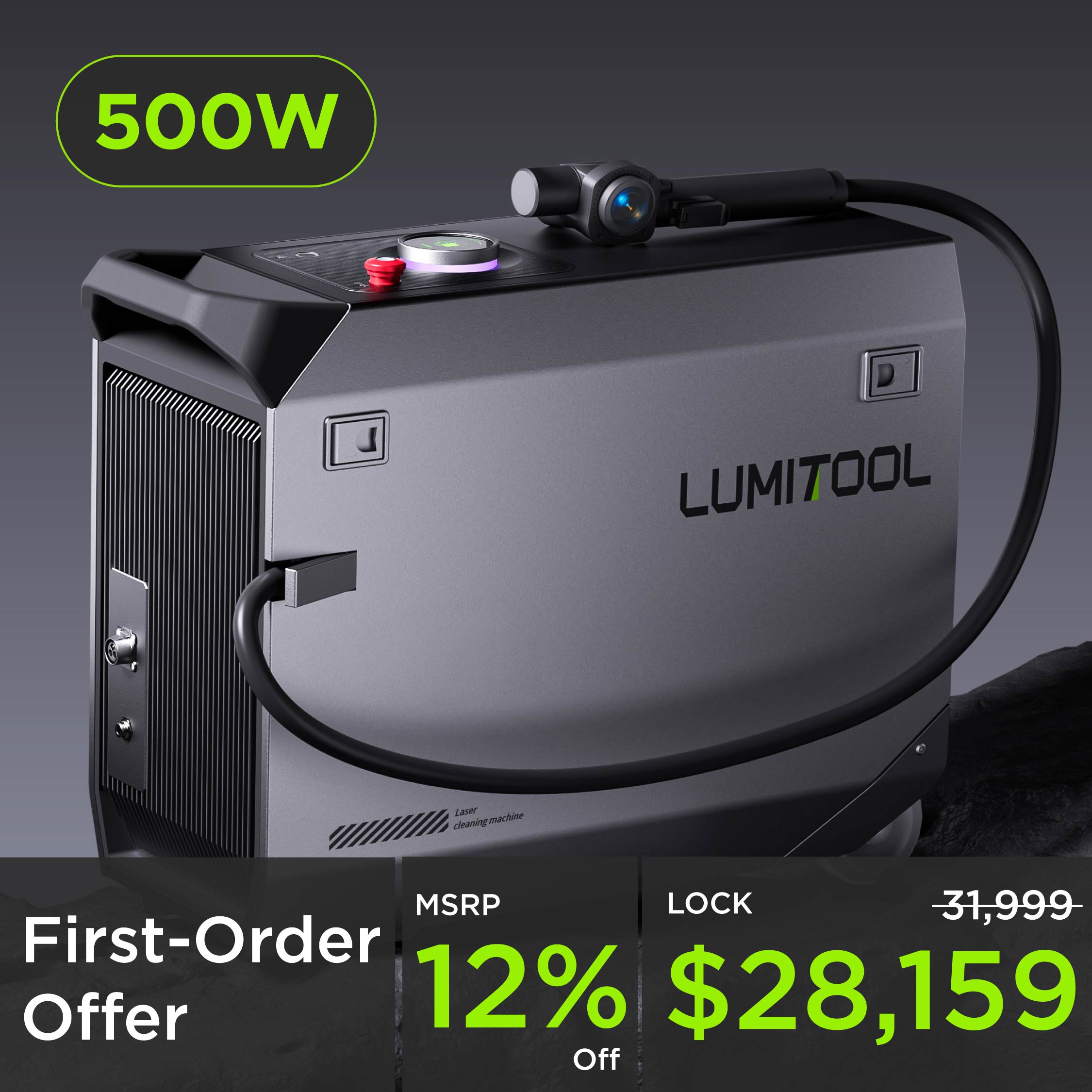 LumiTool Pulsed Laser Cleaner